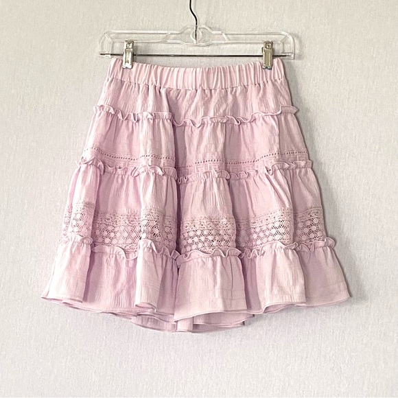 En Saison Mary Mini Skirt in Pink Lavender - Picture 5 of 6